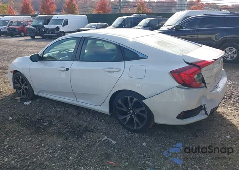 2019 Honda Civic Sport из США, поврежденный, VIN 2HGFC2F87KH533487